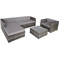 TECTAKE Set zahradního nábytku Milano, šedá - Zahradní nábytek