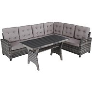 TECTAKE Set zahradního nábytku Catania, šedá - Zahradní nábytek