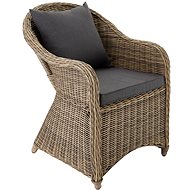 Tectake Garden armchair incl. seat, natural - Garden Armchair