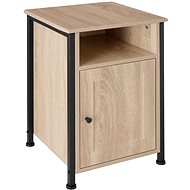 TecTake Blackburn bedside table 40 × 42 × 60,5 cm - Industrial light wood, Sonoma oak - Night Stand