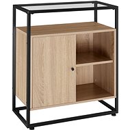 TecTake Conventry chest of drawers 70 × 38 × 80,5 cm - Industrial light wood, Sonoma oak - Chest of Drawers