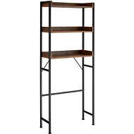 TecTake Seattle Bathroom Shelf - 67 × 25 × 165,5 cm - Industrial dark wood - Bathroom Shelf