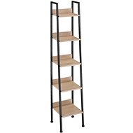 TecTake Metal shelf 170,5 x 35,5 x 31,5 cm, decor oak Sonoma - Shelving Unit