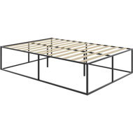 TecTake Metal bed Kyoto with slatted grid 140 × 200 × 46,5 cm, 250 kg - Bed