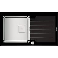 TEKA DIAMOND RS15 1B 1D 86 Black - Glass Sink