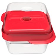 Tefal 2x 1-Litre Square MasterSeal Set - Storage Jar
