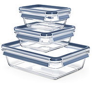 Tefal Masterseal Glass Set of 3 Food Containers 0.45L, 0.8L, 2L N10522 - Food Container Set