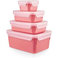 Tefal Set of 4 pcs Master Seal colour N1030910 pink - Food Container Set