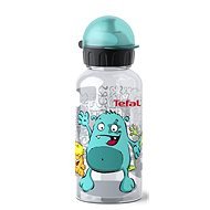 TEFAL KIDS fľaša tritan 0,4 l tyrkysová – príšerka - Fľaša na vodu