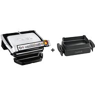 Tefal GC712D34 Optigrill + INOX EE + Tefal XA725870 Baking accessory for Optigrill + / Elite - Electric Grill