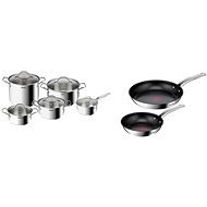 Tefal Set of 10 pcs Intuition B864SA74 + Tefal Set of pans 20, 26 cm Intuition B817S255 - Cookware Set