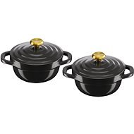 Tefal Set of casseroles with lid 11 cm 2 pcs Air MINI E255S255 grey - Pot