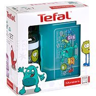 Tefal Set of Jar and Bottle 0.4l Kids Turquoise-Monster - Food Container Set