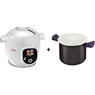 Tefal CY851130 Cook4me+ white + Tefal XA612010 Cook4Me+ fedő+ Tefal XA610030 Cook4Me + - Szett