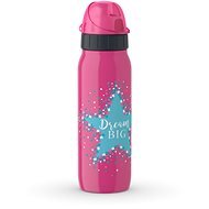 Tefal Vákuum rozsdamentes acél palack 0,5 l ISO2GO rózsaszínű, csilag mintával K3182312 - Kulacs