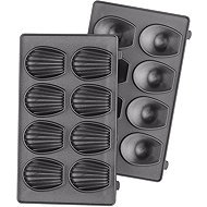 Tefal XA8115F0 2× Interchangeable Mini Madeleine Plates for Tefal Snack Collection - Replacement Hotplate