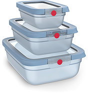 Tefal Set of Pots 3pcs OneClick N1230210 Blue - Food Container Set
