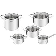 Tefal Stainless-steel Cookware Set 10 pcs Cook Eat B921SA55 - Cookware Set