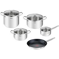 Tefal Stainless-steel Cookware Set 9 pcs Cook Eat B922S955 - Cookware Set