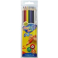 Tempus Crayons 3HR, 0307, 6 + 2 pcs - Coloured Pencils