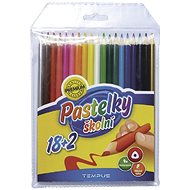 Tempus Crayons 3HR, 0319, 18 + 2 pcs - Coloured Pencils