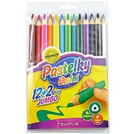 Tempus Jumbo 3HR, 1313, 12 + 2 pcs - Coloured Pencils