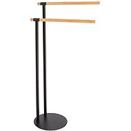 Tendance Mat two-arm towel rack, 77,5 × 39,5 × 22 cm, black - Towel Rack