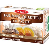 TEREZIA Mushroom Quarteto with reishi 60 capsules - Dietary Supplement