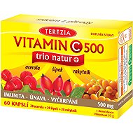TEREZIA Vitamin C 500 mg Trio Natur + 60 capsules - Vitamin C