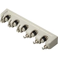 Tectake Cleaning tool rack, beige - Coat Hanger