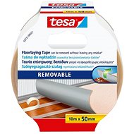 TESA Double-sided carpet adhesive tape, removable with reinforcement, white, 10 m, 50 mm - Double-sided tape