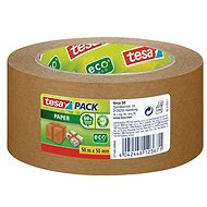 tesa PAPER ecoLogo, Strong, Packaging Tape, light brown, 50m:50mm - Duct Tape