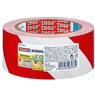 tesa SIGNAL Marking, Red, White, 66m: 50mm - Duct Tape