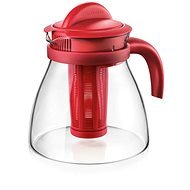 TESCOMA Teapot MONTE CARLO 1.5 l, with leaching strainer, red - Teapot