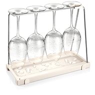 TESCOMA Wine glass holder with drip tray FlexiSPACE 330 × 148 mm - Bottle Dripper