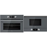 TEKA HLC 8400 U-Stone Grey + TEKA ML 8220 BIS L U-Stone Grey - Built-in Oven & Microwave Set
