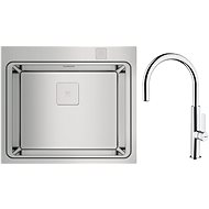 TEKA ZENIT RS15 1B + TEKA PHOTO 995 CR Chrome - Kitchen Sink and Tap Set