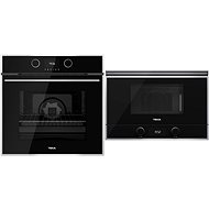 TEKA HLB 880 Black + TEKA ML 822 BIS R BK - Built-in Oven & Microwave Set