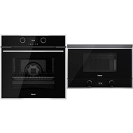 TEKA HLB 880 Black + TEKA ML 822 BIS BK - Built-in Oven & Microwave Set