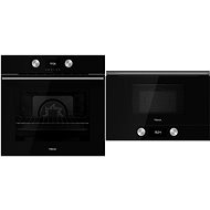 TEKA HLB 8600 U-Black + TEKA ML 8220 BIS L U-Black - Built-in Oven & Microwave Set