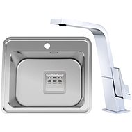 TEKA ELIGO EL58SF-M Stainless-steel + TEKA VA 4600.0C Chrome - Kitchen Sink and Tap Set