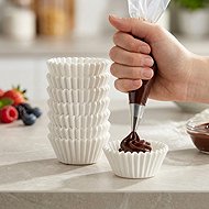 TESCOMA Confectionery Mini Cases DELÍCIA ¤ 4.0cm, 200 pcs, White - Cookie-Cutter