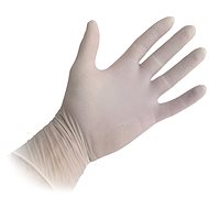 Disposable Latex Gloves, Powdered, Size M, 100 Pcs - Cleaning Gloves