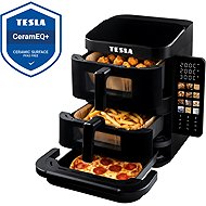 Tesla Electronics AirCook TrioZone Q636 XXL + extended warranty 3 years - Hot Air Fryer