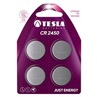 Tesla Batteries CR2450 4pcs - Disposable Battery