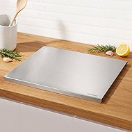 TESCOMA GrandCHEF 45 × 35 cm Edelstahl-Unterlage für die Zubereitung von Speisen - Schneidebrett