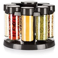 TESCOMA Spices in Swivel Stand SEASON 8 pcs, Anthracite - Spice Container Set