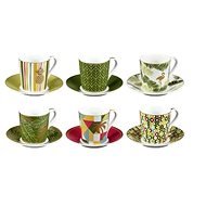 TESCOMA myCOFFEE Set of Cups with Saucer, 6 pcs, Tropical - Set of Cups