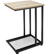 Odkládací stolek Eton - Průmyslové světlé dřevo - Side Table