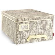 TESCOMA FANCY HOME ruházat tároló doboz 40 x 52 x 25 cm, krémszínű - Tároló doboz